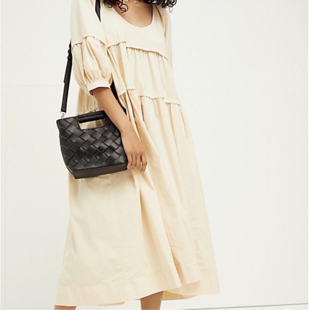 EUC! Free People Cream Midi Dress, Size Small - Picture 2 of 6